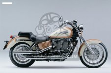 BMW R1100R & HONDA SHADOW VT1100C セット Big Radius Exhaust Pipe System For Honda SHADOW 1100