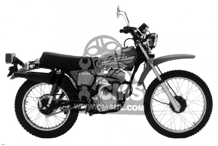 Honda XL125 1978 USA parts lists and schematics