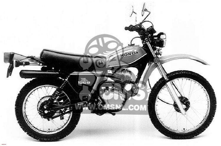 Honda XL125S 1981 (B) USA parts lists and schematics