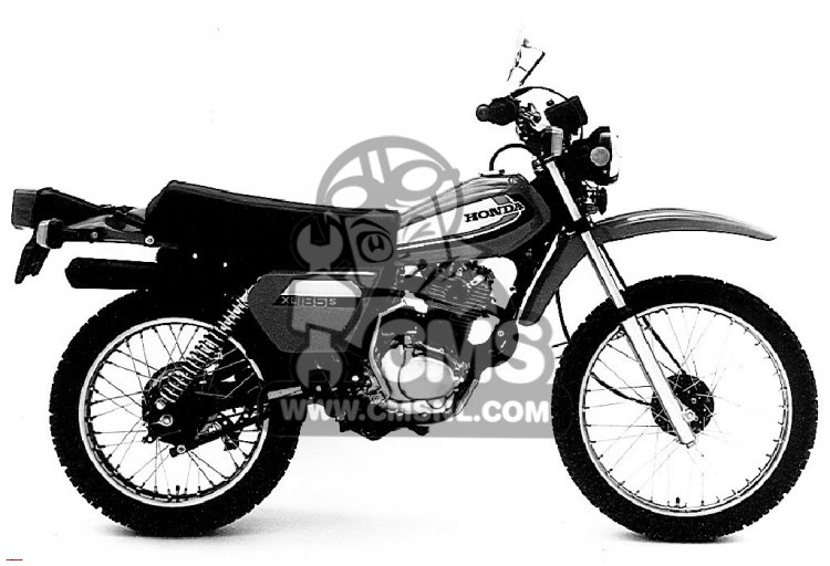 Honda XL185S 1979 (Z) USA parts lists and schematics