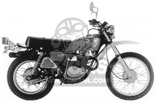 Honda Honda XL250 MOTOSPORT 1976 USA parts lists and schematics