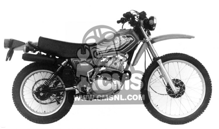 xl250 メンテナンス　パーツリスト Honda Honda XL250S 1978 USA parts lists and schematics