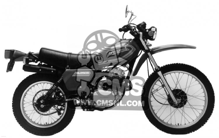 Honda Honda XL250S 1980 (A) USA parts lists and schematics