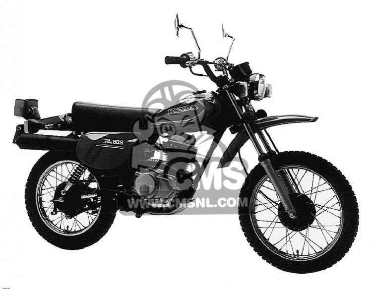 Honda XL80S 1980 (A) USA parts lists and schematics