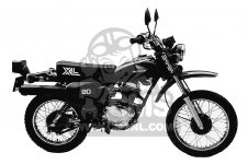 Honda XL80S 1982 (C) USA parts lists and schematics