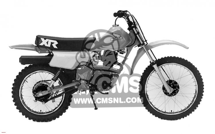 Honda XR100 1983 (D) USA parts lists and schematics