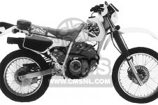 Honda XR250L 1994 (R) USA parts lists and schematics