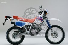 Honda XR250R 1993 (P) AUSTRALIA parts lists and schematics