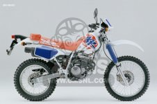 Honda Honda XR250R 1994 (R) AUSTRALIA parts lists and schematics