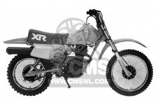 【取引中】ホンダ　XR80 HE01 Honda XR80 1983 (D) USA parts lists and schematics