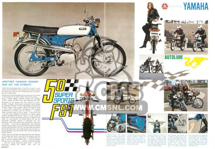 Yamaha FS1 1969 JAPAN TYPE 260 information