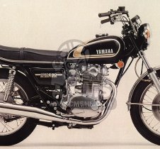 Yamaha 1980 XS650SG Parts List Motorcycle Manual 
