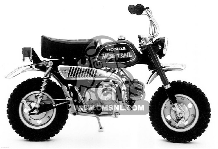 Honda Z50A MINI TRAIL 1972 Z50AK3 USA parts lists and schematics