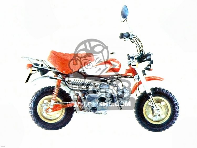 Honda Honda Z50J2 MONKEY JAPAN parts lists and schematics