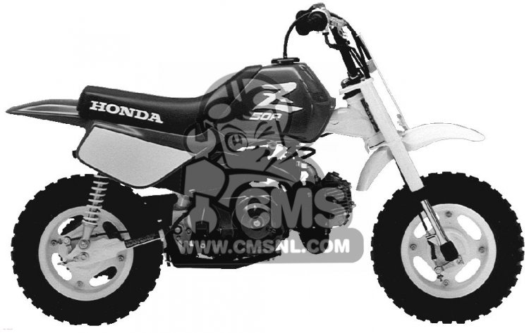 Honda Honda Z50R 1988 (J) USA parts lists and schematics