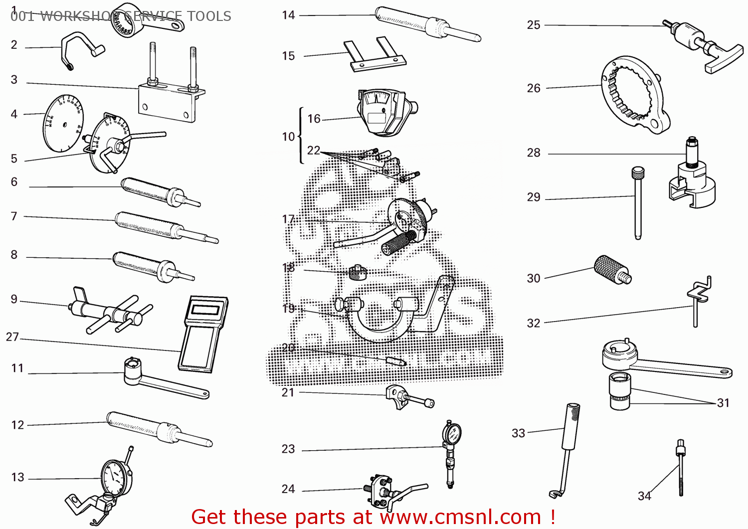 8871317489: Drive Roller Puller Ducati - buy the 88713.17489 at CMSNL