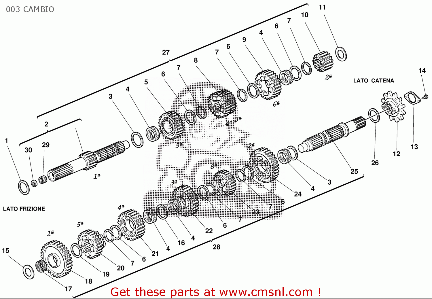 Ducati THRUST WASHER 0.5 MM 067016150 Ducati THRUST WASHER 0.5 MM 067016150