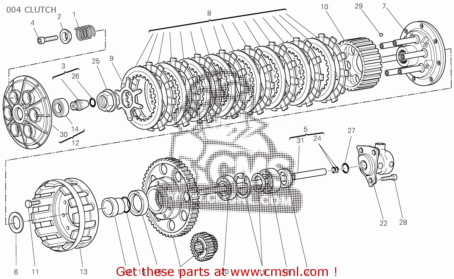 16023971A: Flange Ducati - buy the 16023971A at CMSNL