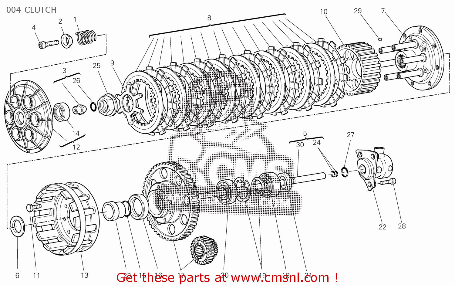 11720991A Rodpush, Clutch Ducati buy the 11720991A at CMSNL
