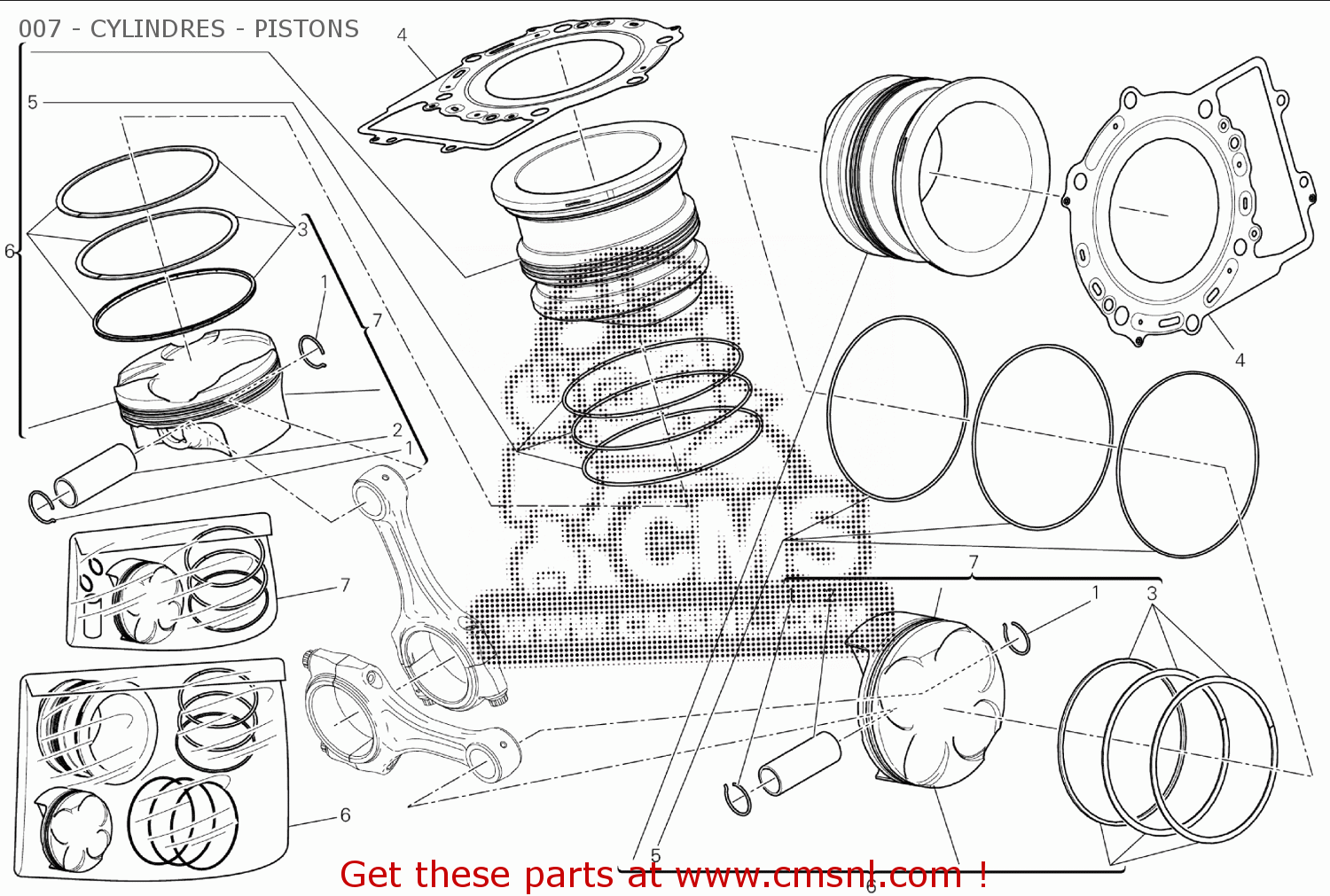 12022071A Cylinder Linerpiston Fit Ducati buy the 12022071A at CMSNL