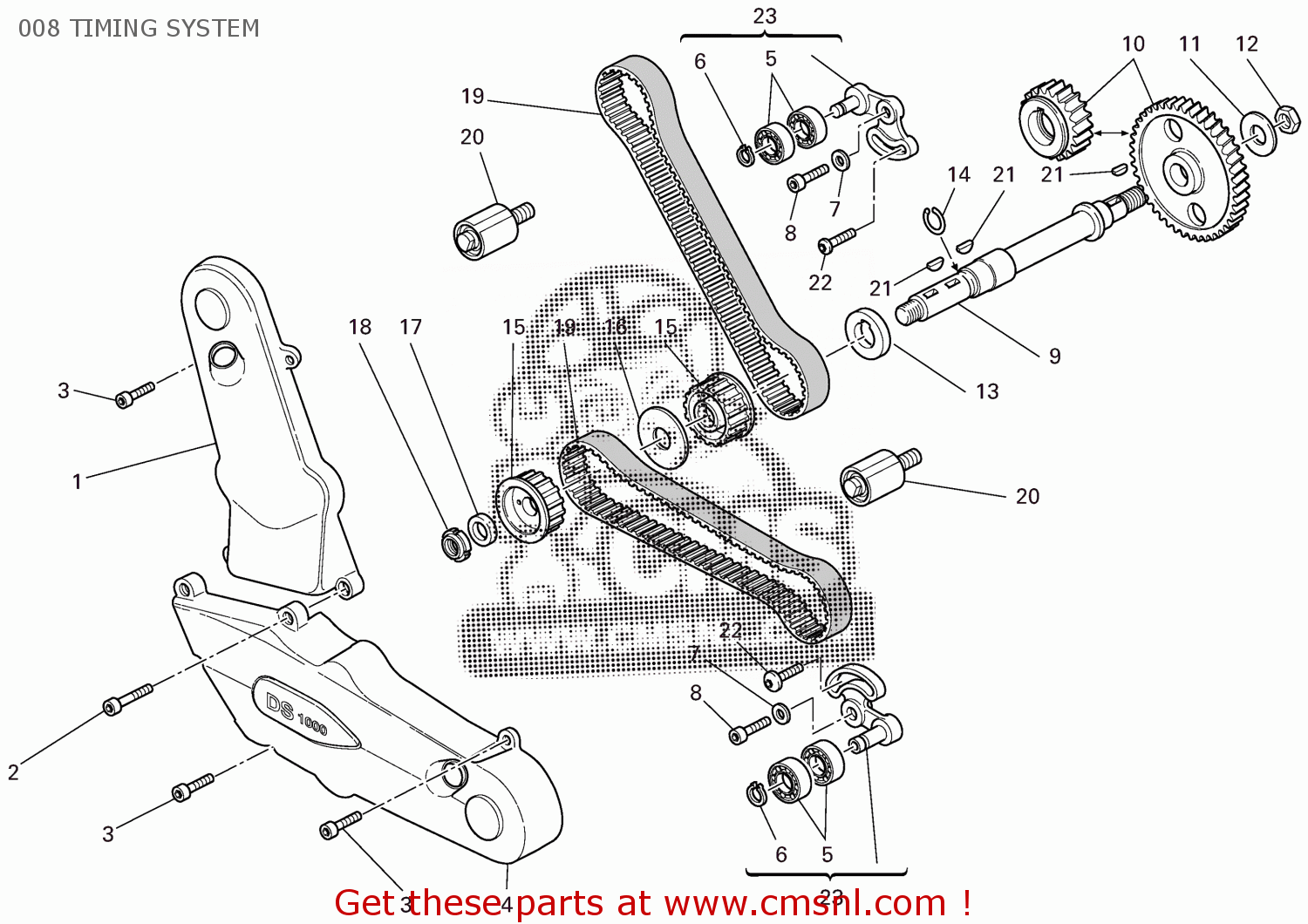 24510581A Vertical Timing Belt Cover Ducati buy the 24510581A at CMSNL