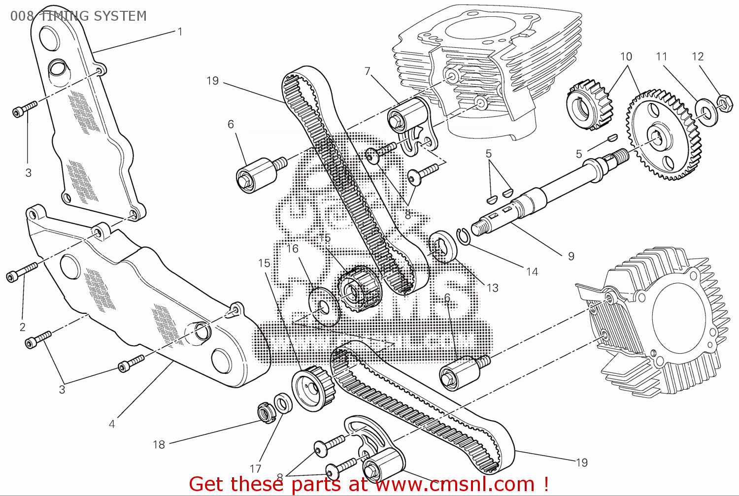 24510981A Vertical Timing Belt Cover Ducati buy the 24510981A at CMSNL