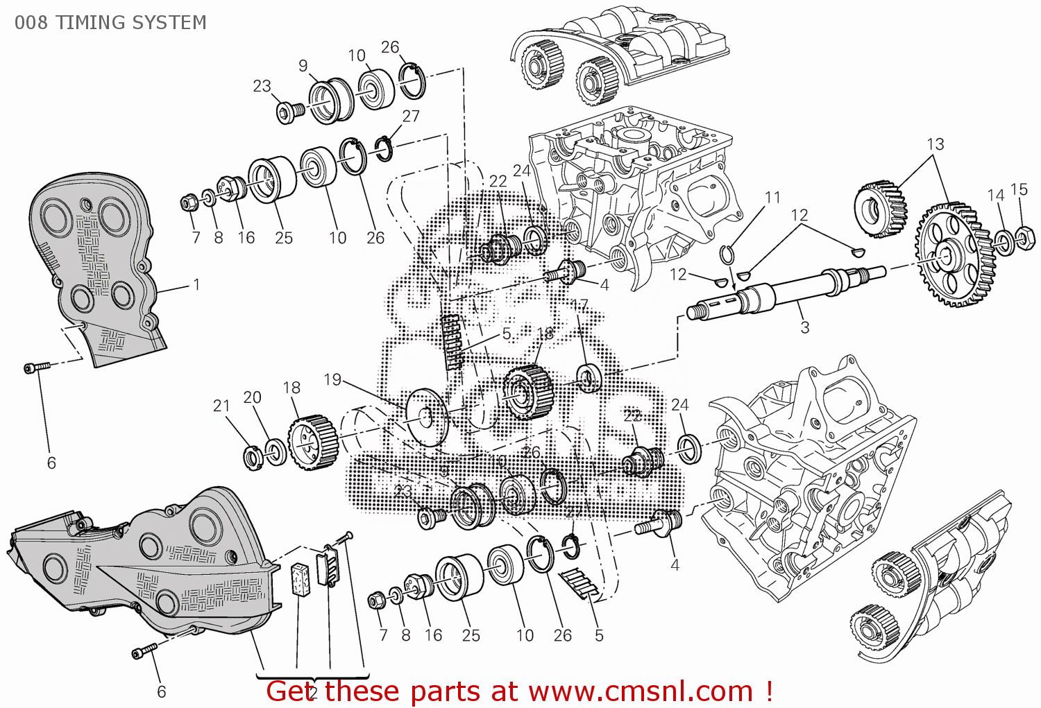 24510841A Vertical Timing Belt Cover Ducati buy the 24510841A at CMSNL