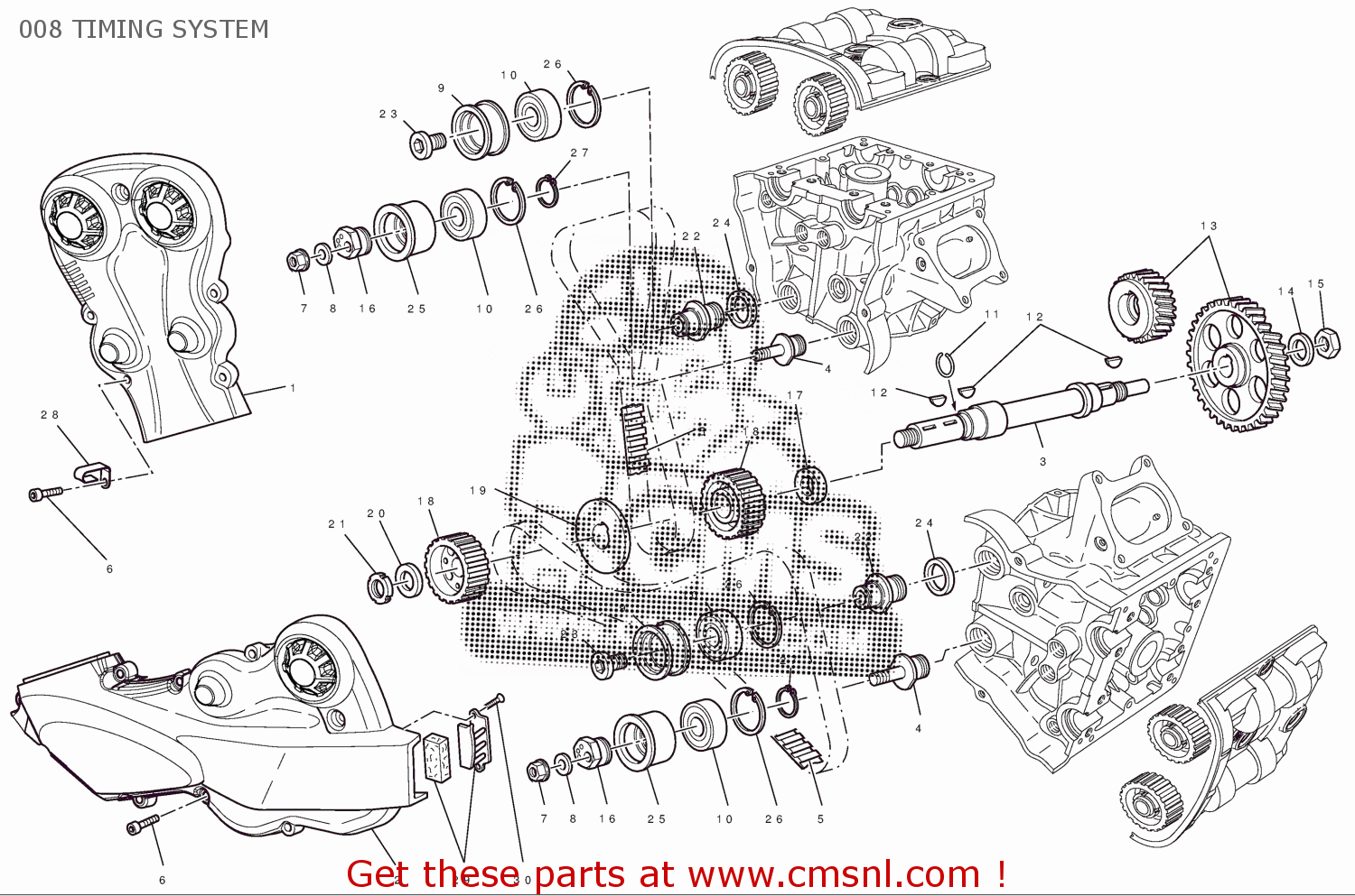 Ducati VERTICAL BELT OUTER COVER 24511062A Ducati VERTICAL BELT OUTER COVER 24511062A