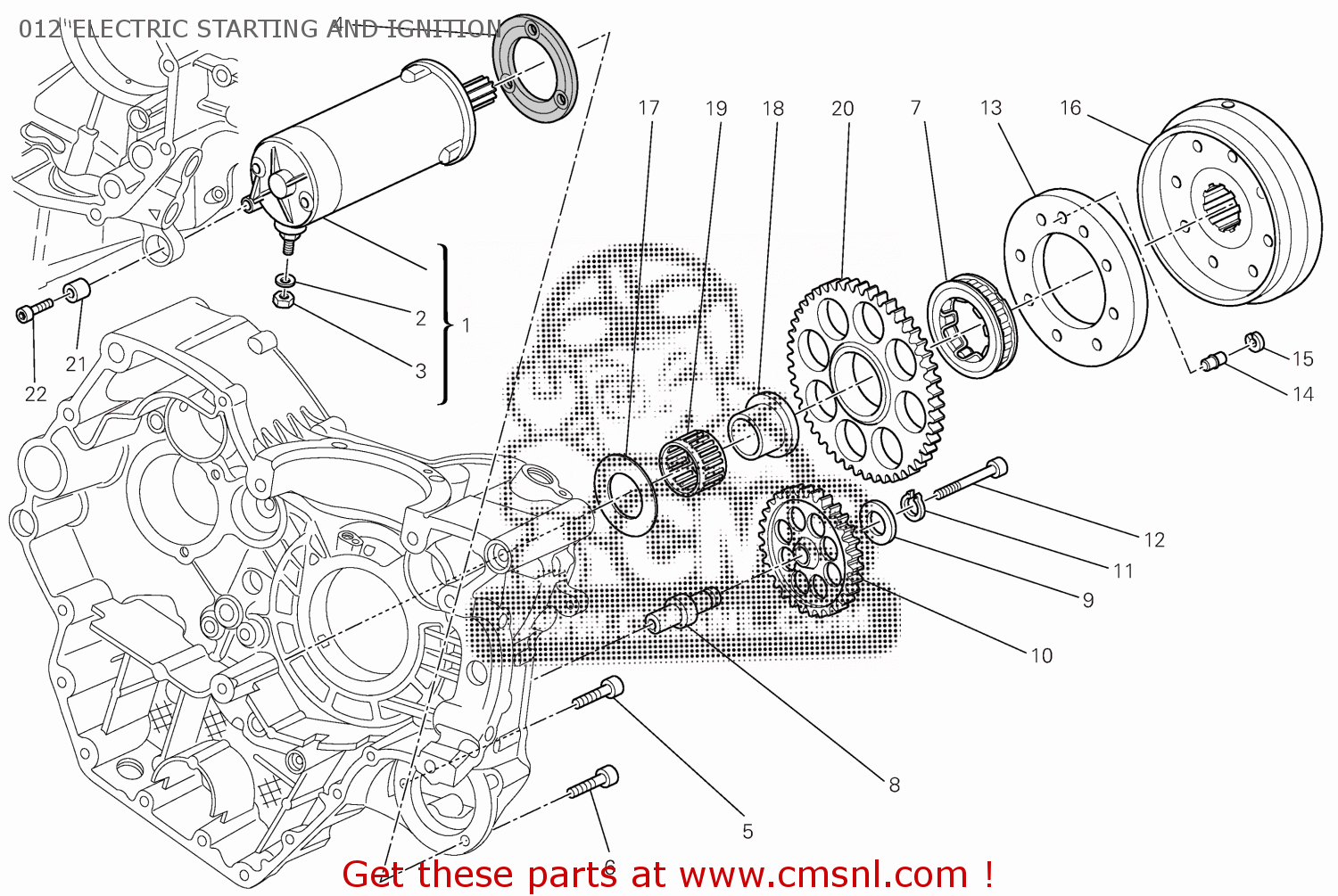 82113093A Axle, Idle Gear Ducati buy the 82113093A at CMSNL