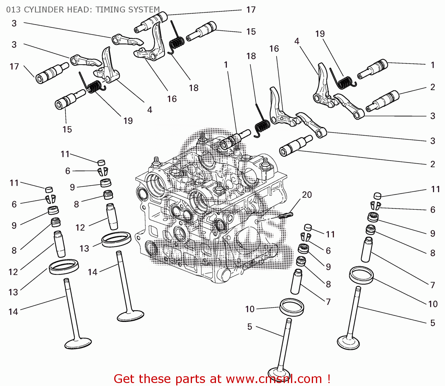 30310441AA: Guide-valve, Intake Ducati - buy the 30310441AA at CMSNL