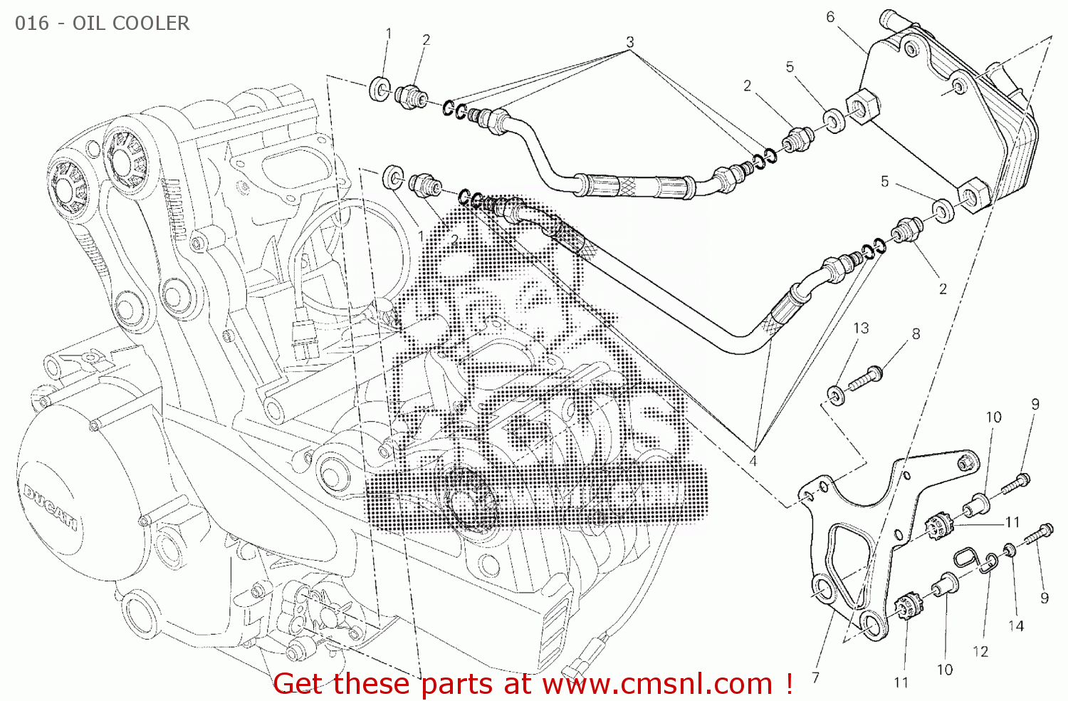 Ducati HOLDER 83015301A Ducati HOLDER 83015301A