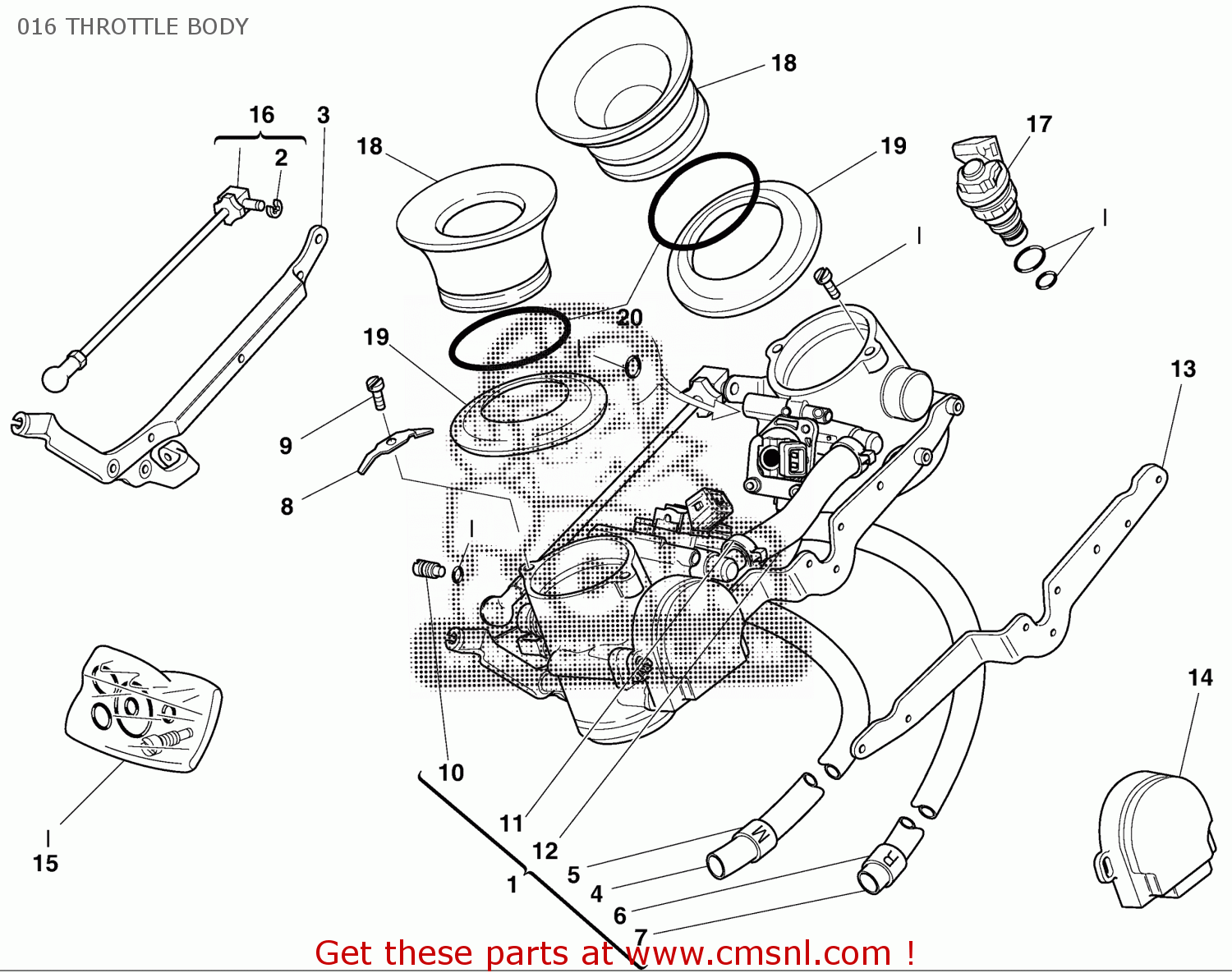 28240191D Throttle Body Ducati buy the 28240191D at CMSNL