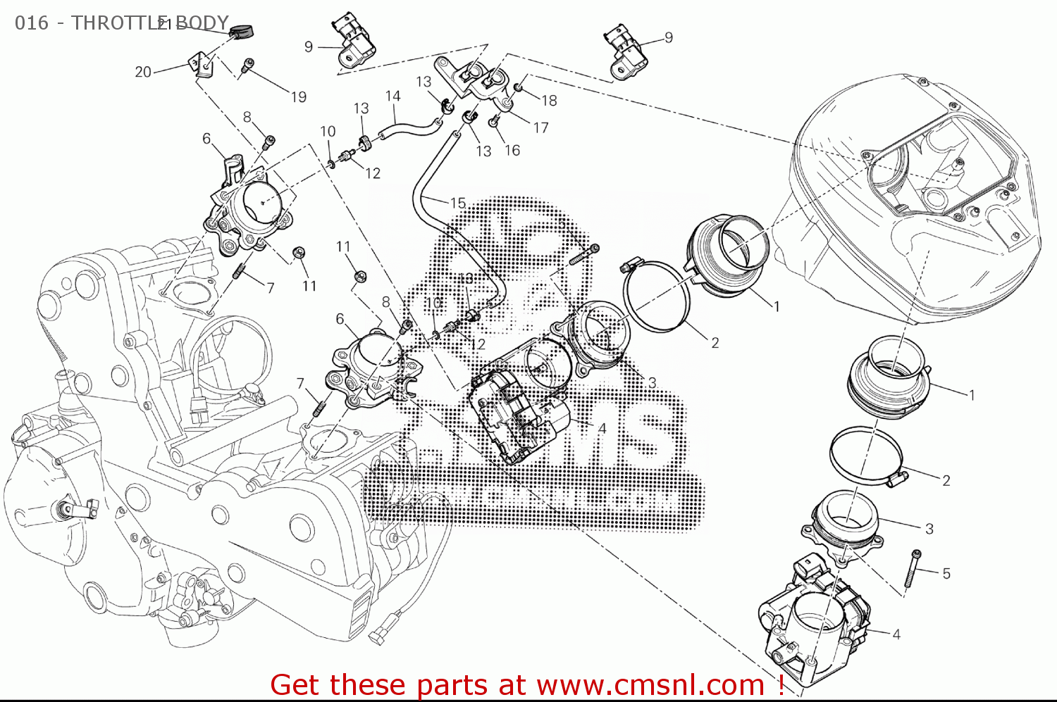 28240904A Throttle Body Ducati buy the 28240904A at CMSNL