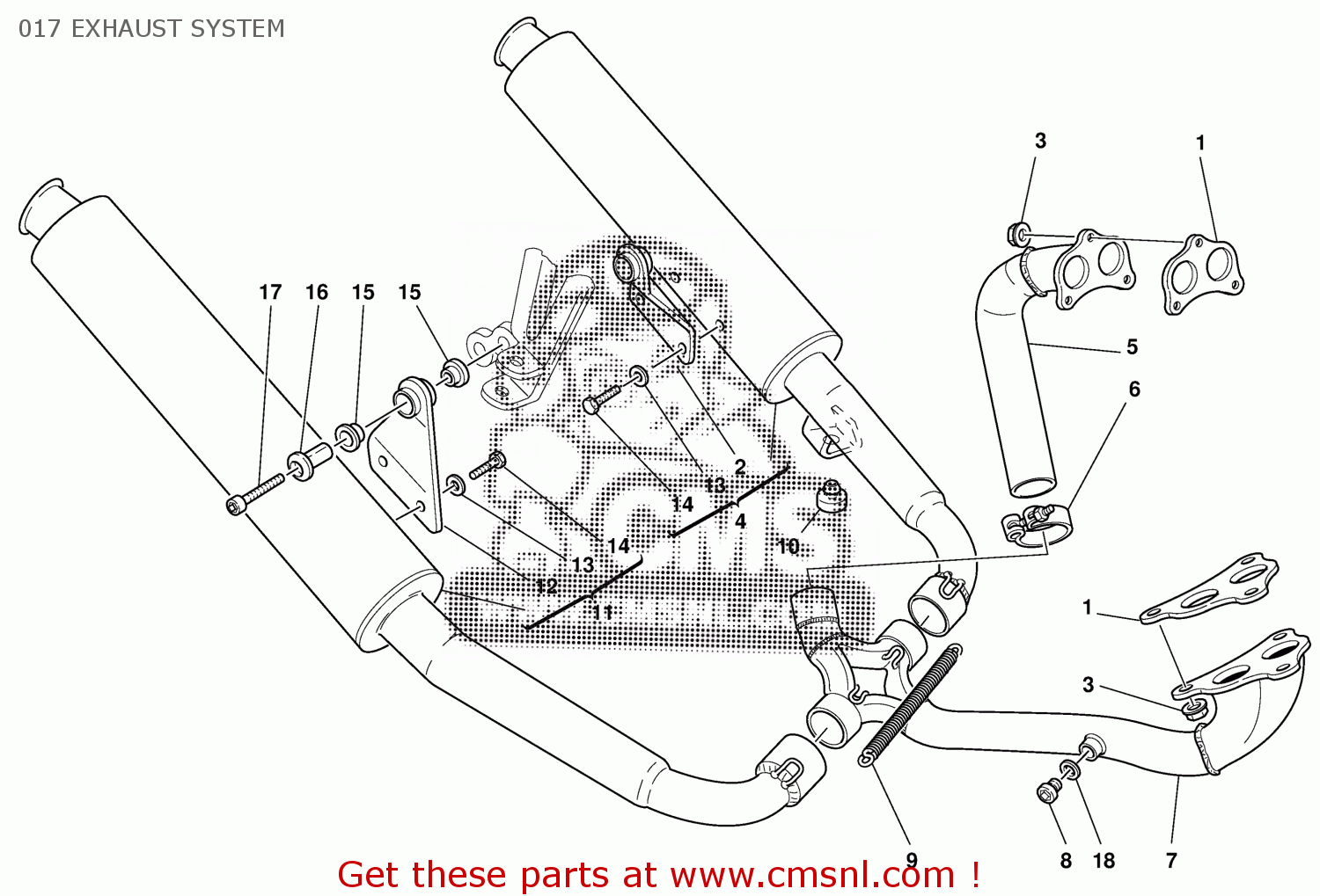 79010011A Gasket, Exhaust Pipe Ducati buy the 79010011A at CMSNL