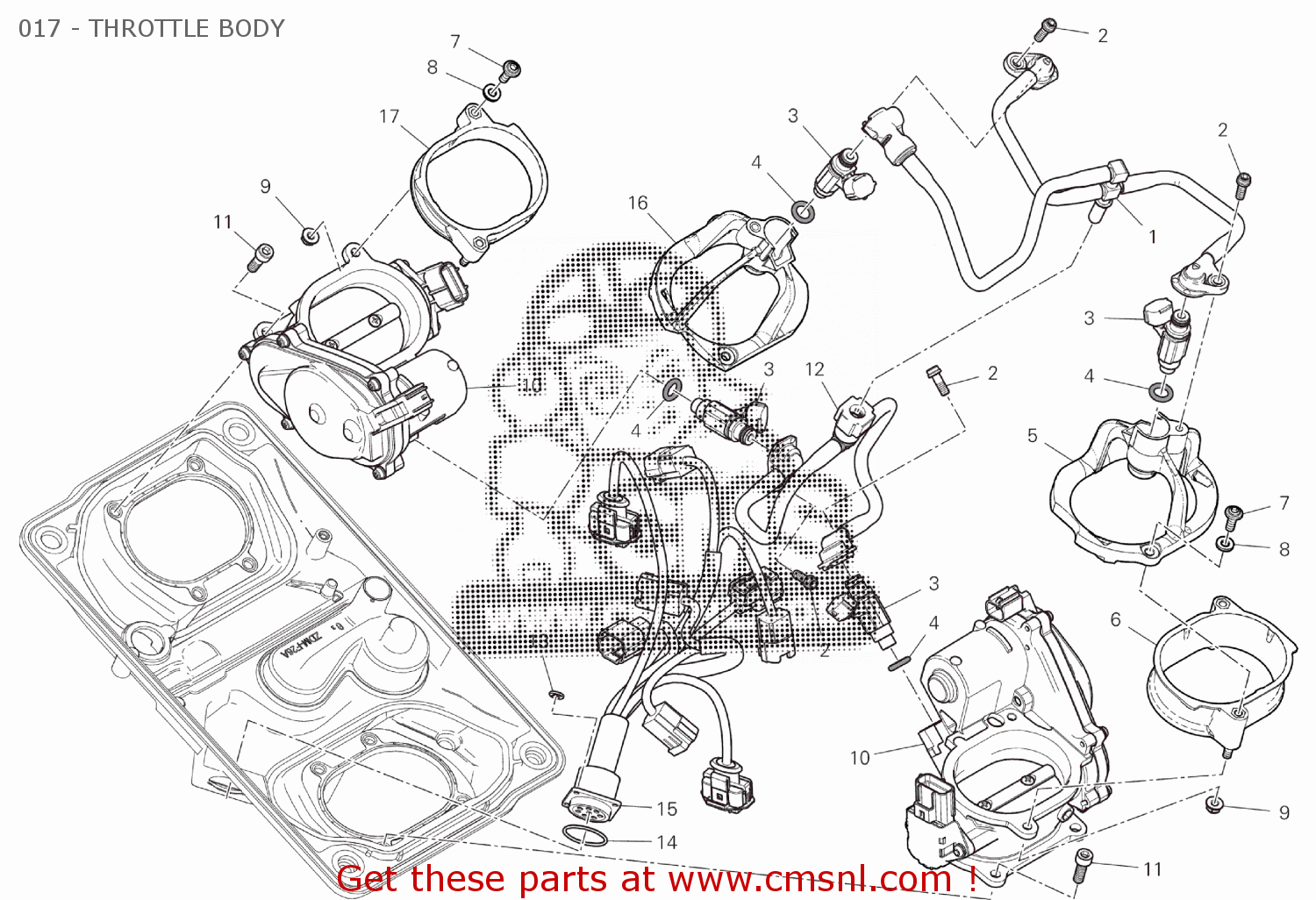 28241041A Throttle Body Ducati buy the 28241041A at CMSNL