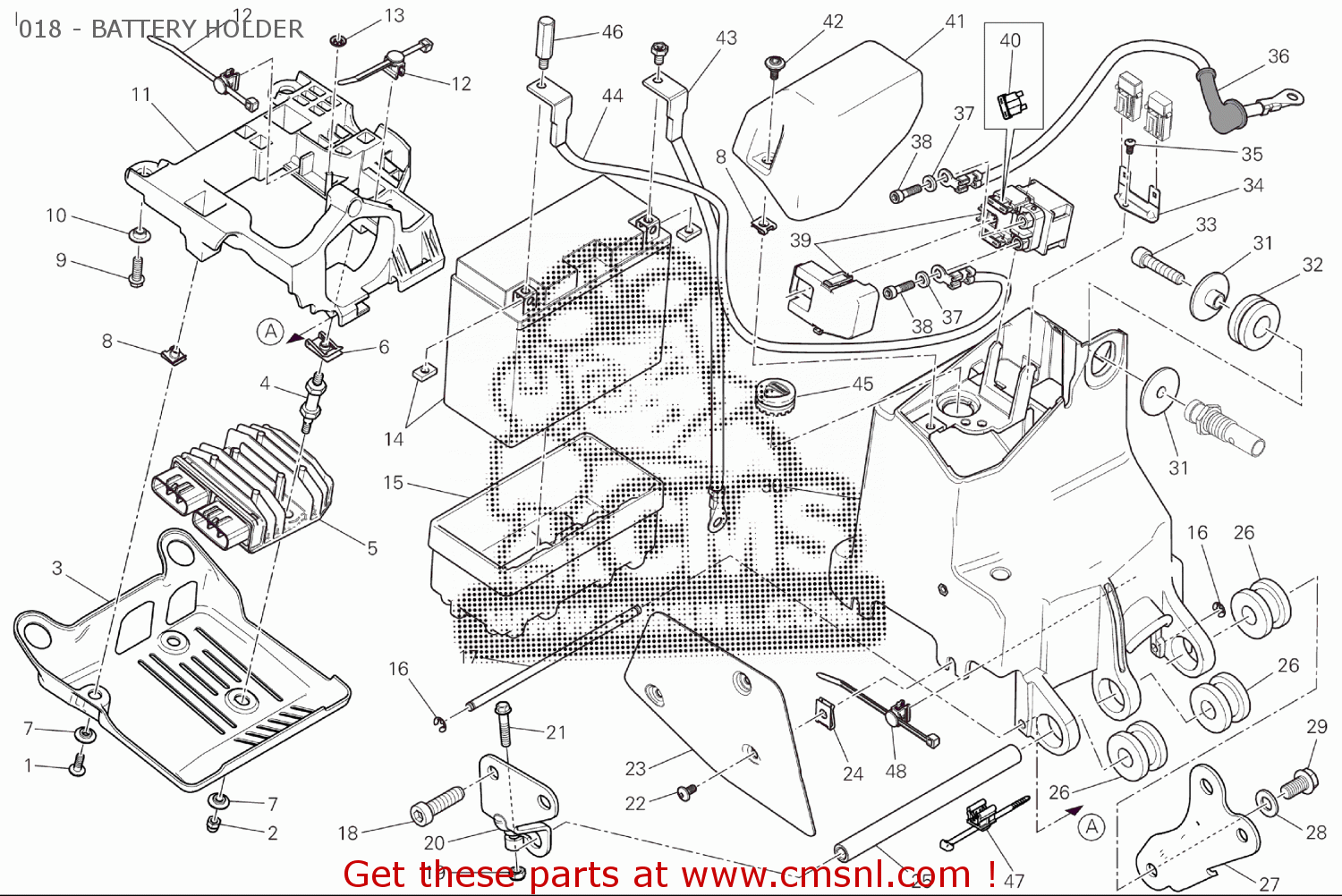 Ducati RIGHT BRACKET 8301A231AA Ducati RIGHT BRACKET 8301A231AA