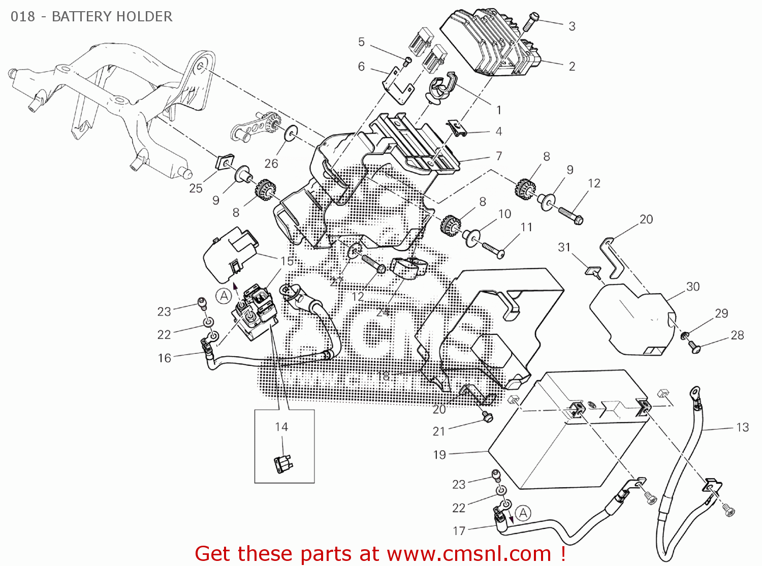 51310722A Battery Engine Grounding Cable Ducati buy the 51310722A at CMSNL