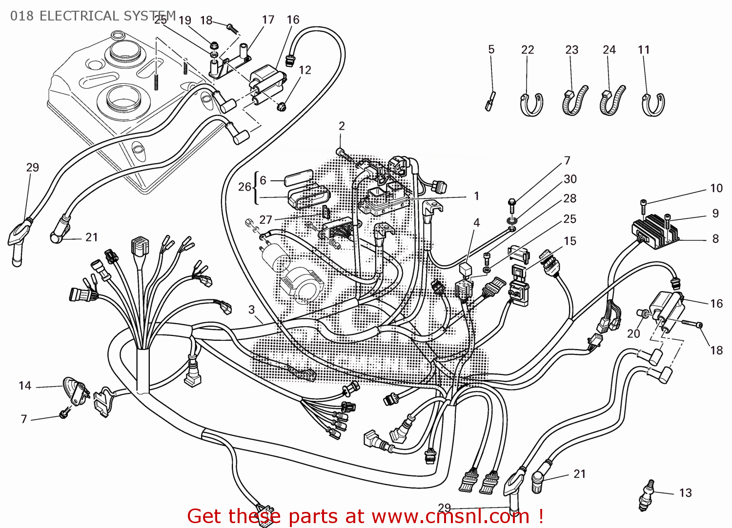 51014251A: Wiring Harness Ducati - buy the 51014251A at CMSNL