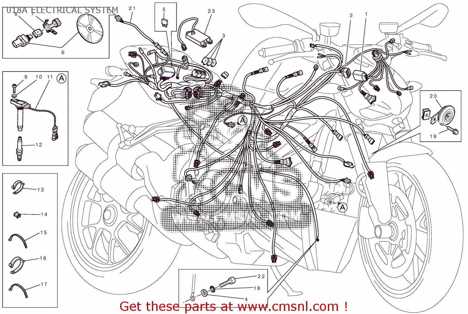 51017761A: Electric Wiring Ducati - buy the 51017761A at CMSNL
