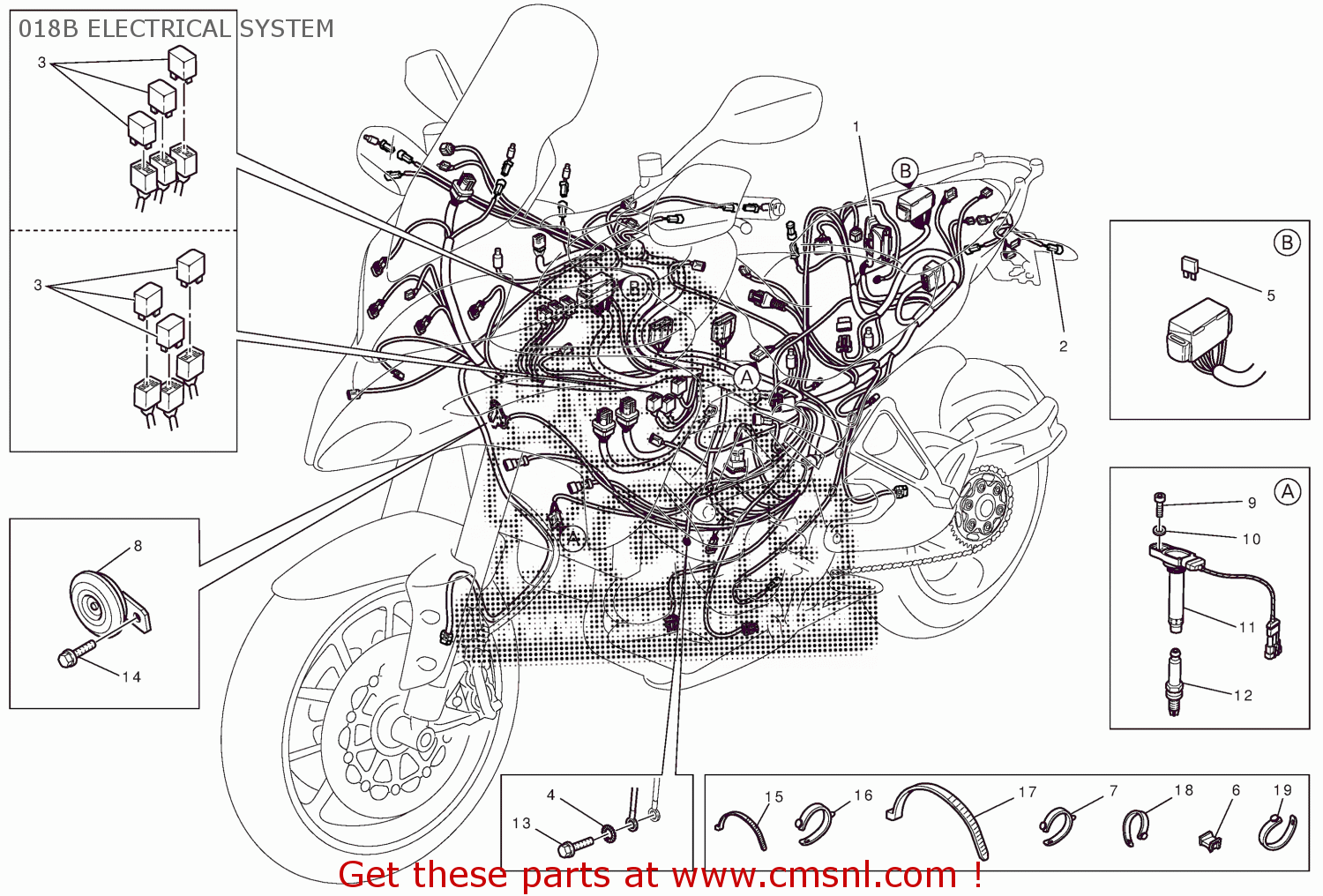 51016691C: Electric Wiring Ducati - buy the 51016691C at CMSNL