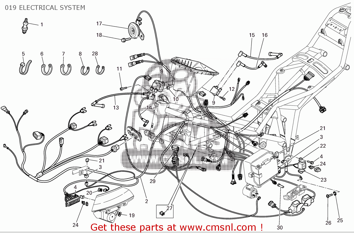 51014731a: Electric Wiring Ducati - Buy The 51014731a At Cmsnl