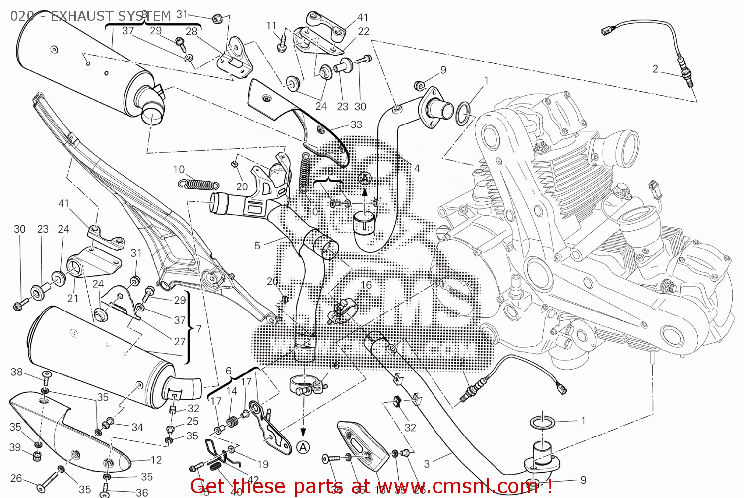 57112695A Vertical Exhaust Pipe Ducati buy the 57112695A at CMSNL