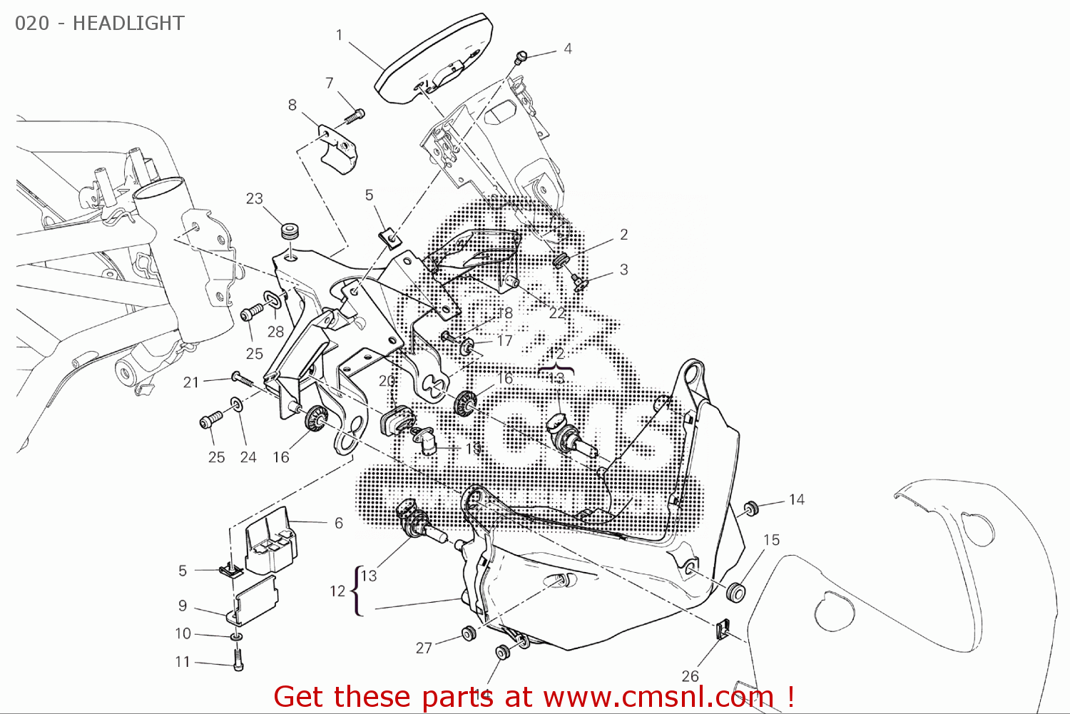 Ducati BRACKET 8301F461AA Ducati BRACKET 8301F461AA
