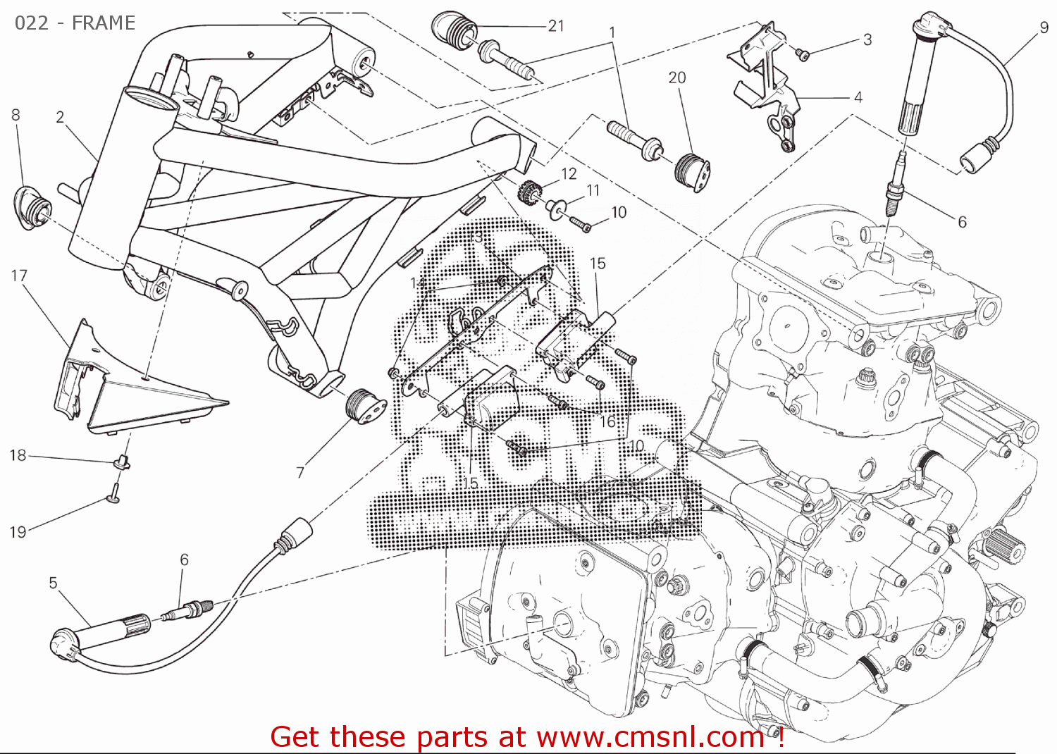 67110591A Spark Plug Cable, Vertical Head Ducati buy the 67110591A
