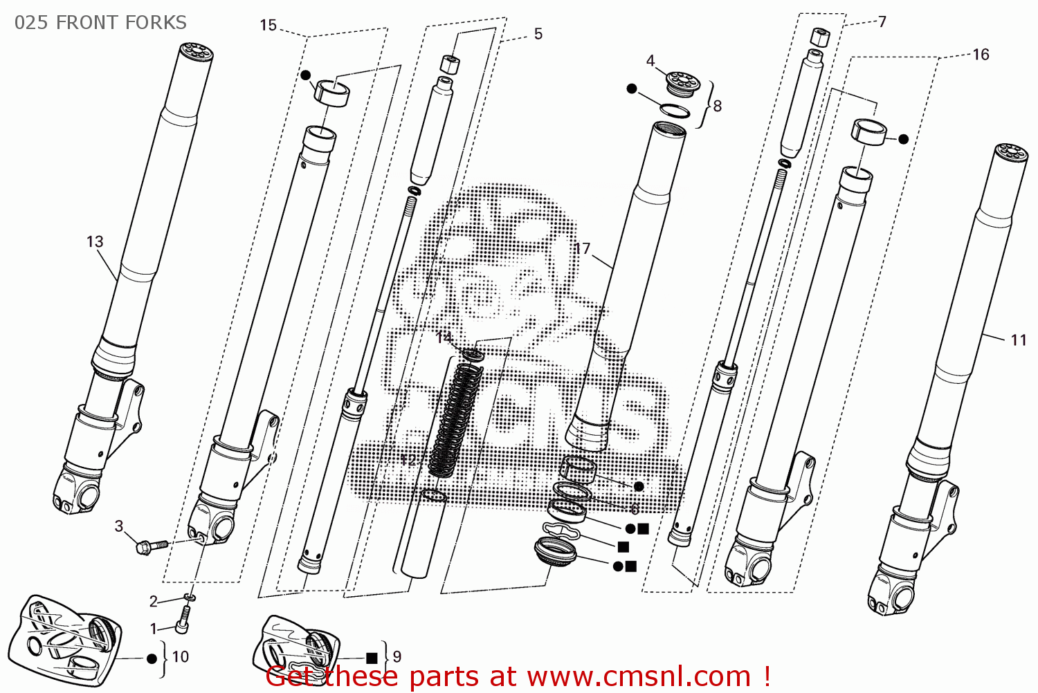 34820171A Complete Left Slider Ducati buy the 34820171A at CMSNL