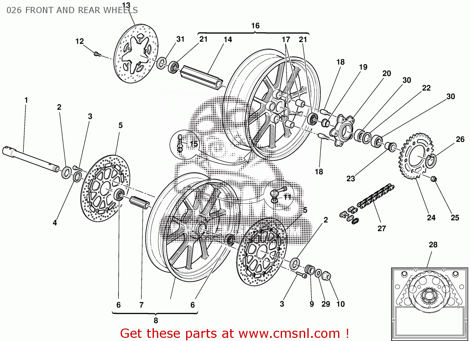 67620431A Final Drive Kit Ducati buy the 67620431A at CMSNL