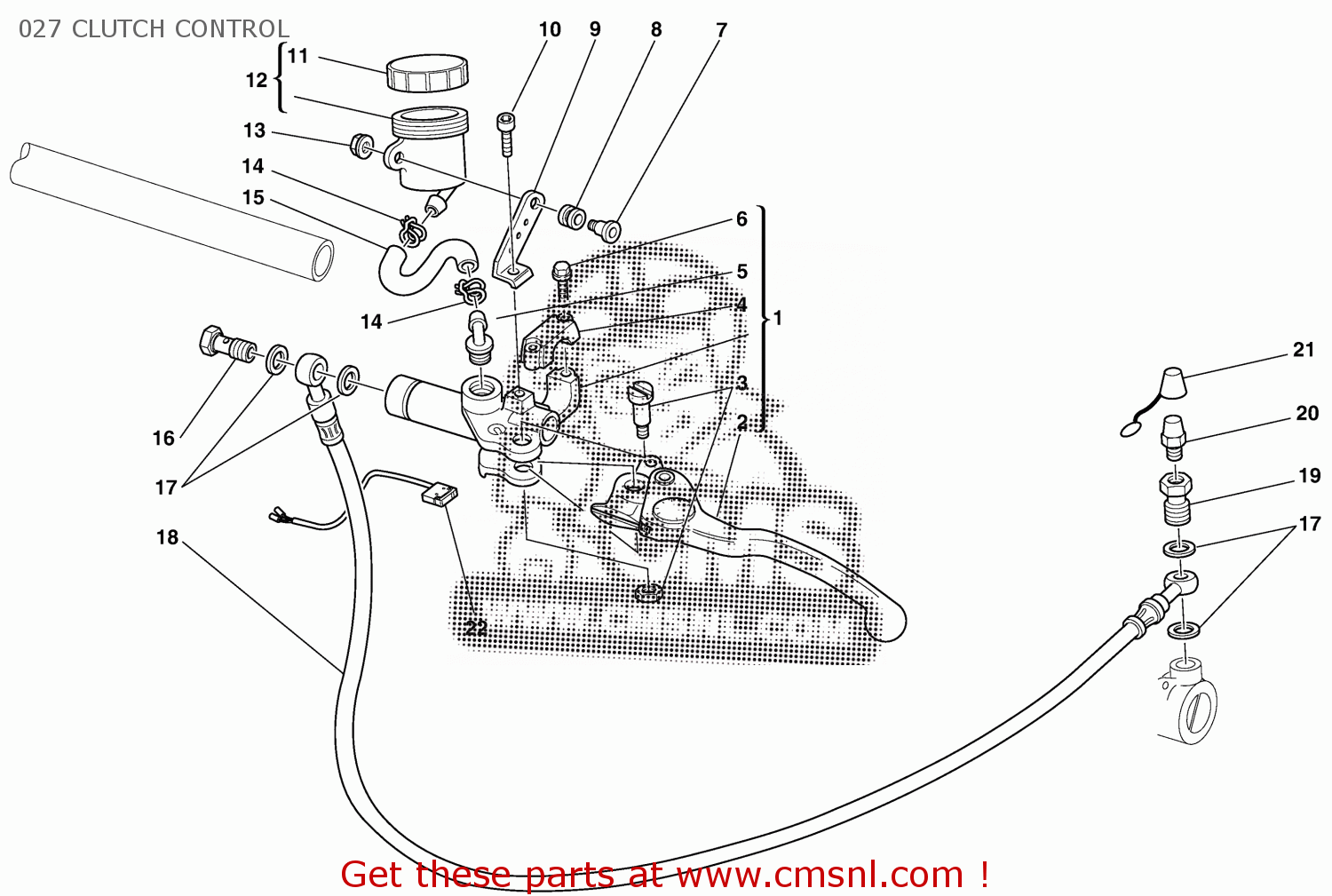 63040151A Clutch Master Cylinder Ducati buy the 63040151A at CMSNL
