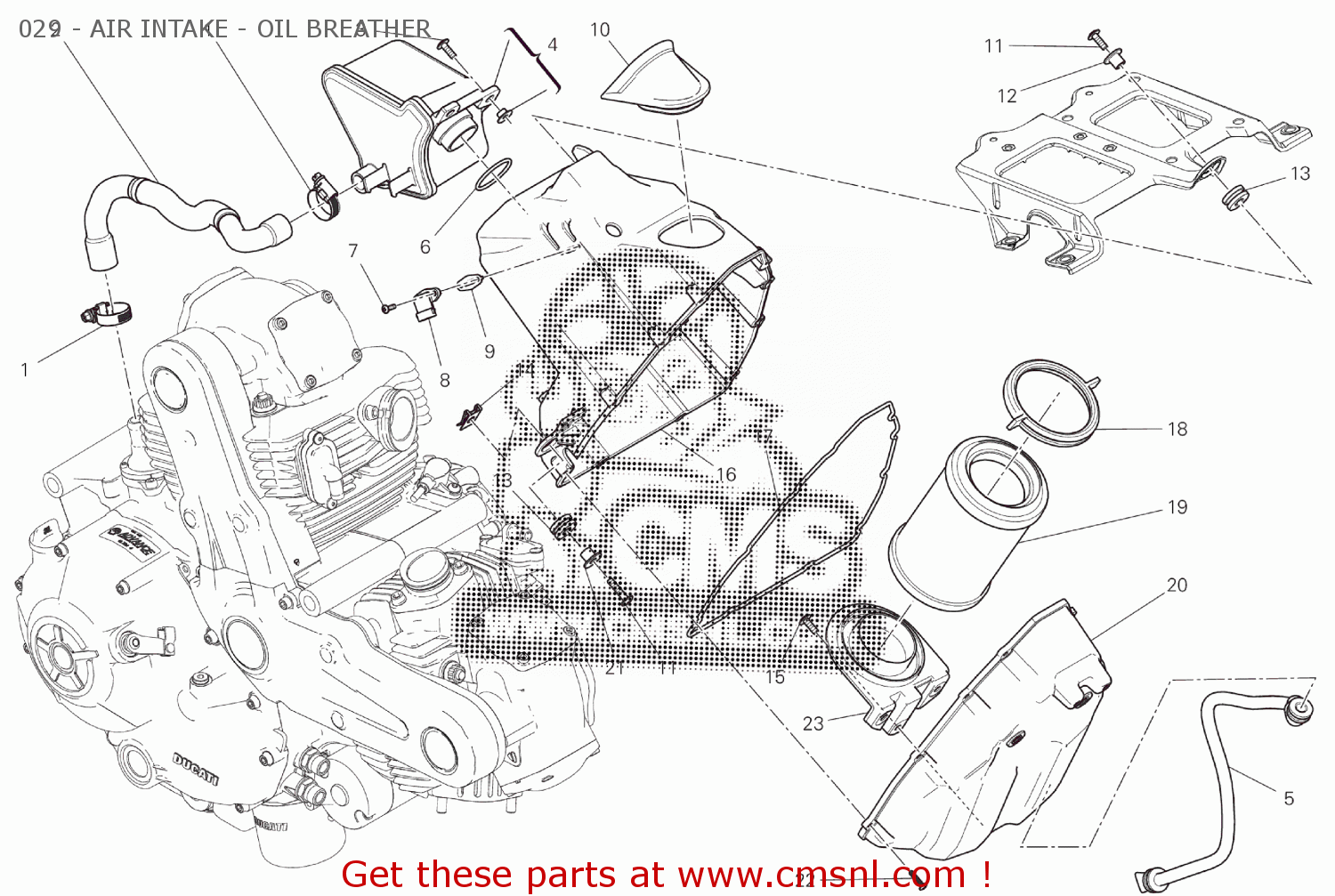 44213102A Air Filter Box Ducati buy the 44213102A at CMSNL