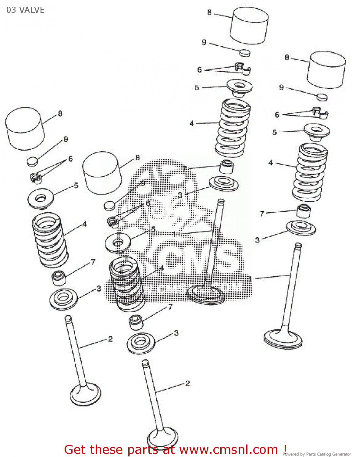 3D71215300 Lifter, Valve Yamaha buy the 3D71215300 at CMSNL