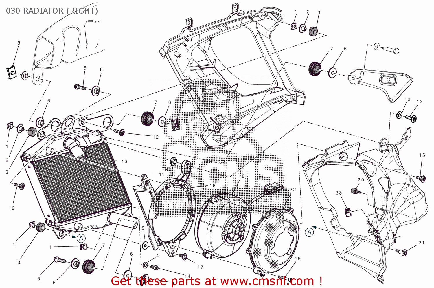 48410931C Air Deflector, Rh Ducati buy the 48410931C at CMSNL